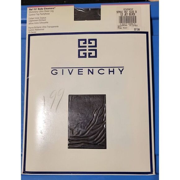 Vintage Givenchy Body Gleamers-Jet Black - Picture 1 of 2